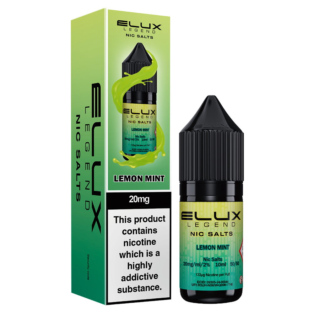 Lemon Mint 10ml Nic Salt E-liquid